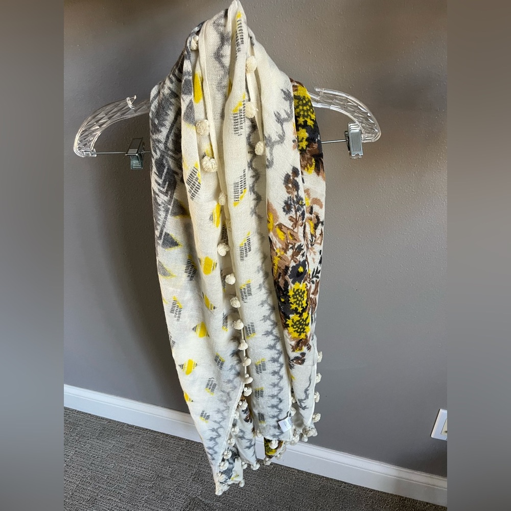 Anthropologie Multicolor Patterned Scarf